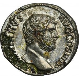 Römisches Reich, Hadrian, Denarius suberatus