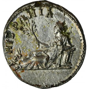 Römisches Reich, Hadrian, Denarius suberatus
