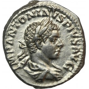 Roman Imperial, Elagabalus, Denarius