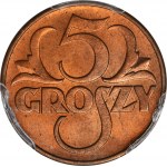 5 groszy 1938 - PCGS MS65 RD