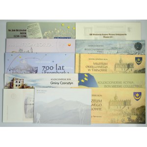 Banknoty okolicznościowe w emisyjnych etui (13szt.)