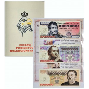 Set of collectible designs in a dedicated case