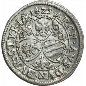 Rakúsko, Ferdinand II, 3 Krajcars Graz 1629