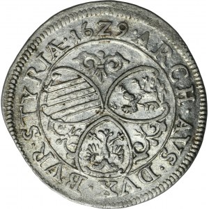 Austria, Ferdinand II, 3 Kreuzer Graz 1629