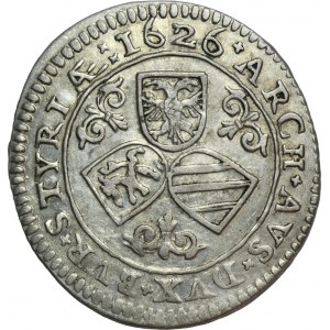 Rakúsko, Ferdinand II, 3 Krajcars Graz 1626