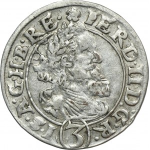 Silesia, Habsburg rule, Ferdinand II, 3 Kreuzer Breslau 1626 HR - UNLISTED