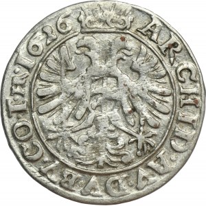 Slezsko, vláda Habsburků, Ferdinand II, 3 Krajcary Wroclaw 1626 HR - NEZNÁMÝ