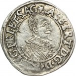 Sliezsko, Žagaňské vojvodstvo, Albert z Valdštejna, 3 Krajcary Jiczyn 1633 - RARE