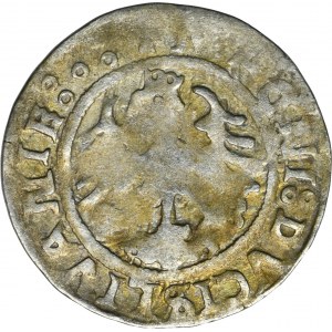 Sigismund I. der Alte, halber Pfennig Vilnius 1523 - SEHR RAR