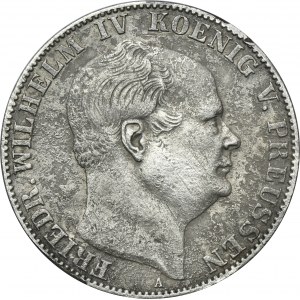 Nemecko, Pruské kráľovstvo, Fridrich Viliam IV, Thaler Berlin 1860 A