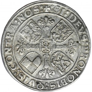 Nemecko, Brandenbursko-Francúzsko, George von Ansbach a Albrecht mladší von Bayreuth, Thaler Schwabach 1539