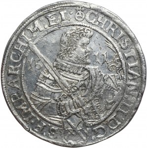 Nemecko, Sasko, Kristián II, Ján Juraj I. a August, Drážďanský tolar 1611 HR