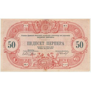 Czarnogóra, 50 perper 1914