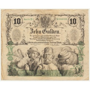 10 guldenů 1863 - vzácné
