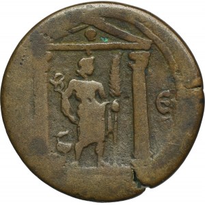 Provincia Rím, Egypt, Alexandria, Antoninus Pius, drachma - VELMI ZRADKÉ