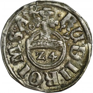 Německo, hrabství Lippe, Simon VI, Blomberg penny 1612 - RARE, ex. Dr. Max Blaschegg