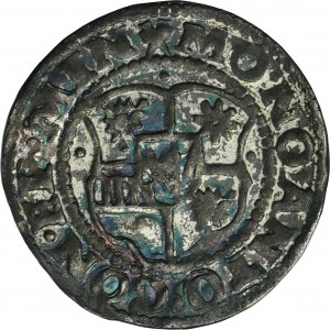 Nemecko, biskupstvo Minden, Anton von Schaumburg, penny 1590 - ex. Dr. Max Blaschegg