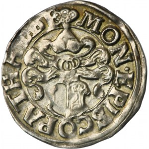 Německo, biskupství Halberstadt, Christian von Braunschweig, penny 1614 - ex. Dr. Max Blaschegg