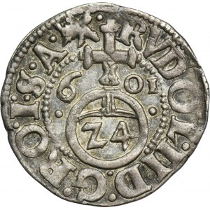 Německo, hrabství Schaumburg-Holstein-Pinneberg, Adolf XIII, Penny 1601 IG - ex. Dr. Max Blaschegg