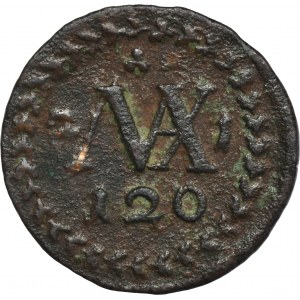 Nemecko, grófstvo Fugger-Babenhausen-Wellenburg, Maximilian II, 1/2 Krajcar 1621 - RARE, ex. Dr. Max Blaschegg