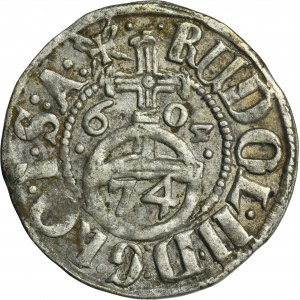 Německo, hrabství Schaumburg-Holstein, Ernst III, Penny 1604 IG - ex. Dr. Max Blaschegg