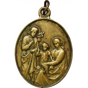 Medal of the Archconfraternity of the Holy Family undated