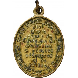 Medal of the Archconfraternity of the Holy Family undated