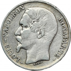 France, Napoleon III, 5 Francs Paris 1852 A