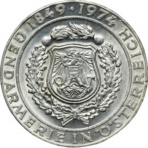 Rakúsko, Druhá republika, 50 šilingov Viedeň 1974 - 125. výročie rakúskej polície