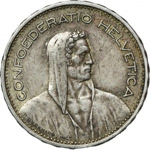 Schweiz, 5 Franken Bern 1931 B