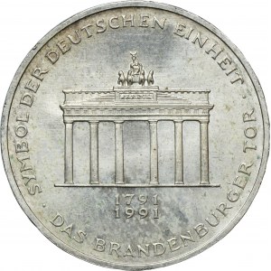 Nemecko, 10 mariek Berlín 1991 A - 200 rokov Brandenburskej brány