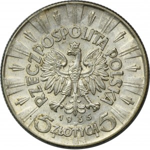 Piłsudski, 5 złotych 1935