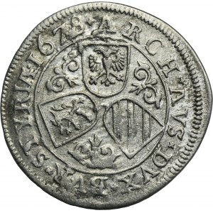 Rakousko, Ferdinand II, 3 Krajcars Graz 1628