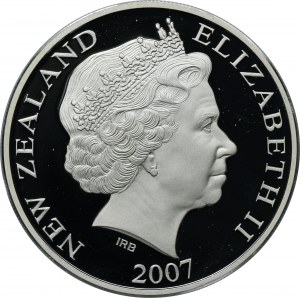 Nový Zéland, Alžběta II, 1 dolar 2007 - Mezinárodní polární rok
