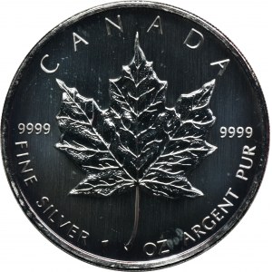 Kanada, Alžbeta II, 5 USD Ottawa 2007 - javorový list