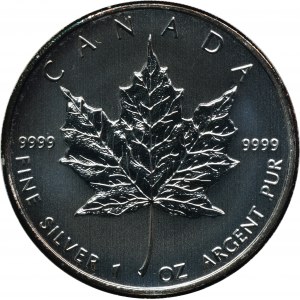 Kanada, Elżbieta II, 5 Dolarów Ottawa 2008 - liść klonu