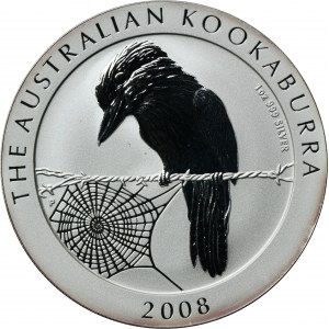 Austrálie, Alžběta II, 1 dolar 2008 - Australská Kukabura