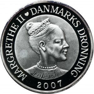 Dánsko, Margaret II, 100 korún Kodaň 2007 - Medzinárodný polárny rok, ľadový medveď