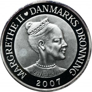 Dania, Małgorzata II, 100 Koron Kopenhaga 2007 - Międzynarodowy Rok Polarny, Niedźwiedź Polarny