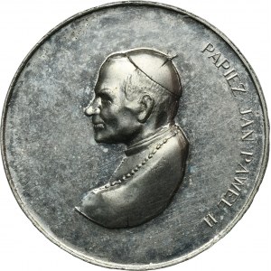 Medaille, die anlässlich der Pilgerreise von Johannes Paul II. im Jahr 1979 geprägt wurde