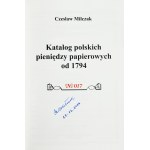 Cz. Miłczak, Katalog polskich pieniędzy papierowych od 1794 č. 17 - exkluzívne nové vydanie s doplnením