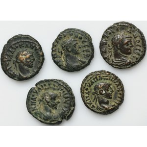 Set, Rome Provincial, Egypt, Alexandria, Tetradrachm (5 pcs.)