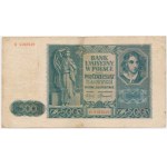 50 zlotys 1941 REVENUE for 500 zlotys 1961