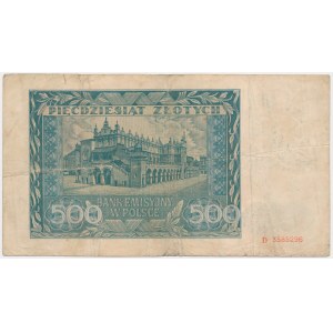 50 Zloty 1941 ERSATZ für 500 Zloty 1961