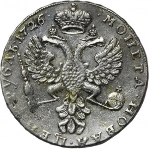 Russia, Catherine I, Rouble Moscow 1726