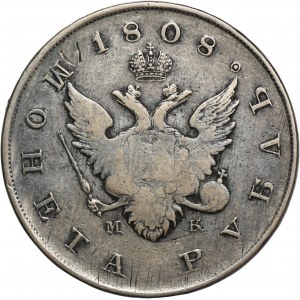 Russia, Alexander I, Rouble Petersburg 1808 СПБ MK