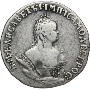Russland, Elisabeth, Grivinnik Krasnyj Monetnyj Dvor 1747