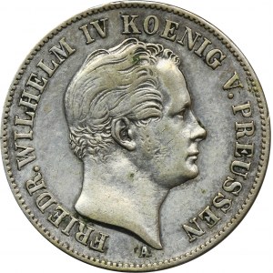 Deutschland, Königreich Preußen, Friedrich Wilhelm IV, Thaler Berlin 1852 A
