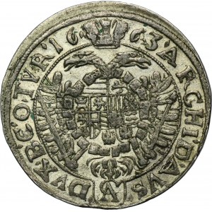 Austria, Leopold I, 15 Krajcarów Wiedeń 1663 CA