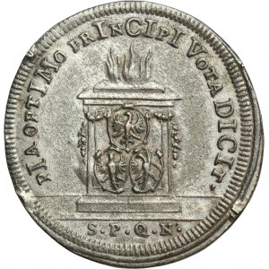 Nemecko, mesto Norimberg, Karol VI., strieborný dukát 1712